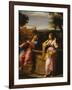 Christ and the Woman of Samaria at the Well-Francesco Albani-Framed Giclee Print