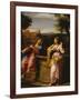 Christ and the Woman of Samaria at the Well-Francesco Albani-Framed Giclee Print