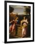 Christ and the Woman of Samaria at the Well-Francesco Albani-Framed Giclee Print