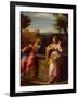 Christ and The Woman of Samaria at the Well-Francesco Albani-Framed Giclee Print