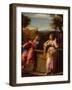 Christ and The Woman of Samaria at the Well-Francesco Albani-Framed Giclee Print