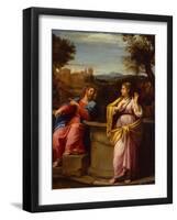 Christ and The Woman of Samaria at the Well-Francesco Albani-Framed Giclee Print