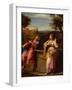 Christ and The Woman of Samaria at the Well-Francesco Albani-Framed Giclee Print