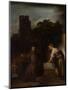 Christ and the Woman of Samaria, C.1655-Rembrandt van Rijn-Mounted Giclee Print