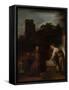 Christ and the Woman of Samaria, C.1655-Rembrandt van Rijn-Framed Stretched Canvas