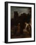 Christ and the Woman of Samaria, C.1655-Rembrandt van Rijn-Framed Giclee Print