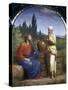 Christ and the Woman of Samaria-Anton Laurids Johannes Dorph-Stretched Canvas