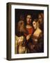 Christ and the Woman Taken in Adultery, 1510-Jacopo Palma Il Vecchio the Elder-Framed Giclee Print