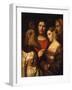 Christ and the Woman Taken in Adultery, 1510-Jacopo Palma Il Vecchio the Elder-Framed Giclee Print