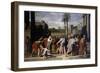 Christ and the Woman Taken in Adultery, 1682-Nicholas Colombel-Framed Giclee Print