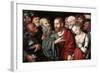 Christ and the Woman Taken in Adultery, after 1532-Lucas Cranach the Younger-Framed Giclee Print