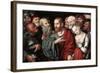 Christ and the Woman Taken in Adultery, after 1532-Lucas Cranach the Younger-Framed Giclee Print