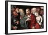 Christ and the Woman Taken in Adultery, after 1532-Lucas Cranach the Younger-Framed Giclee Print