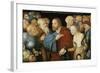 Christ and the Woman taken in Adultery, c.1520-50-Lucas Cranach-Framed Giclee Print