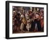 Christ and the Woman Taken in Adultery-Paolo Veronese-Framed Giclee Print