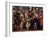 Christ and the Woman Taken in Adultery-Paolo Veronese-Framed Giclee Print