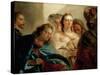 Christ and the Woman Taken in Adultery-Giambattista Tiepolo-Stretched Canvas