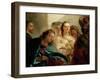 Christ and the Woman Taken in Adultery-Giambattista Tiepolo-Framed Giclee Print