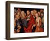 Christ and the Woman Taken in Adultery-Lucas Cranach the Elder-Framed Premium Giclee Print