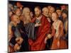 Christ and the Woman Taken in Adultery-Lucas Cranach the Elder-Mounted Premium Giclee Print