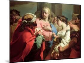 Christ and the Woman Taken in Adultery-Gaetano Gandolfi-Mounted Giclee Print