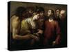 Christ and the Woman Taken in Adultery-Giovacchino Assereto-Stretched Canvas
