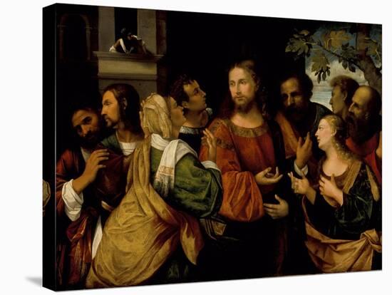 Christ and the Women of Canaan, c.1520-Rocco Marconi-Stretched Canvas