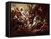 Christ Appearing in a Dream to St. Martin, c.1733-Francesco Solimena-Framed Stretched Canvas