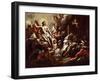 Christ Appearing in a Dream to St. Martin, c.1733-Francesco Solimena-Framed Giclee Print