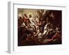 Christ Appearing in a Dream to St. Martin, c.1733-Francesco Solimena-Framed Giclee Print