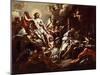 Christ Appearing in a Dream to St. Martin, c.1733-Francesco Solimena-Mounted Giclee Print