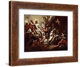 Christ Appearing in a Dream to St. Martin, c.1733-Francesco Solimena-Framed Giclee Print