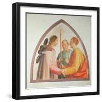 Christ Appearing on the Road to Emmaus-Fra Bartolommeo-Framed Giclee Print