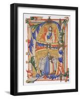 Christ Appearing to David and a Group of Camaldolese Monks, 1390-1410-Andrea di Bartolo-Framed Giclee Print