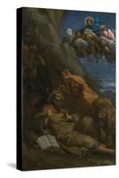 Christ Appearing to Saint Anthony Abbot During His Temptation, C. 1598-Annibale Carracci-Stretched Canvas