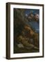 Christ Appearing to Saint Anthony Abbot During His Temptation, C. 1598-Annibale Carracci-Framed Giclee Print