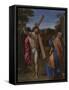 Christ Appearing to Saint Peter on the Appian Way (Domine, Quo Vadis), Ca 1602-Annibale Carracci-Framed Stretched Canvas