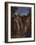 Christ Appearing to Saint Peter on the Appian Way (Domine, Quo Vadis), Ca 1602-Annibale Carracci-Framed Giclee Print