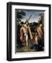 Christ Appearing to Saint Peter-Agostino Carracci-Framed Giclee Print