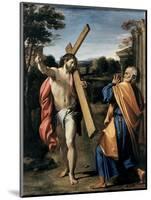 Christ Appearing to Saint Peter-Agostino Carracci-Mounted Giclee Print