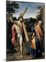 Christ Appearing to Saint Peter-Agostino Carracci-Mounted Giclee Print