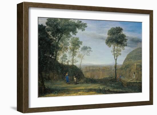 Christ Appearing to St. Mary Magdalene (Noli Me Tanger)-Claude Lorraine-Framed Giclee Print