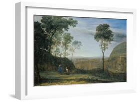 Christ Appearing to St. Mary Magdalene (Noli Me Tanger)-Claude Lorraine-Framed Giclee Print