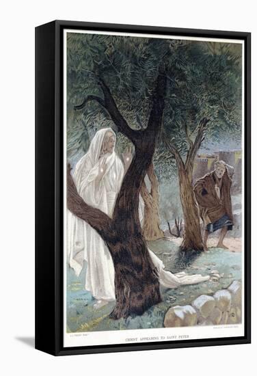 Christ Appearing to St Peter, C1890-James Jacques Joseph Tissot-Framed Stretched Canvas