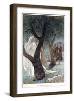 Christ Appearing to St Peter, C1890-James Jacques Joseph Tissot-Framed Giclee Print