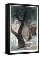 Christ Appearing to St Peter, C1890-James Jacques Joseph Tissot-Framed Stretched Canvas