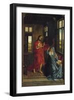 Christ Appearing to the Virgin-Rogier van der Weyden-Framed Art Print