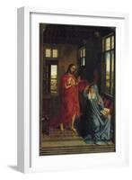 Christ Appearing to the Virgin-Rogier van der Weyden-Framed Art Print