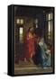 Christ Appearing to the Virgin-Rogier van der Weyden-Framed Stretched Canvas