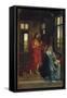 Christ Appearing to the Virgin-Rogier van der Weyden-Framed Stretched Canvas